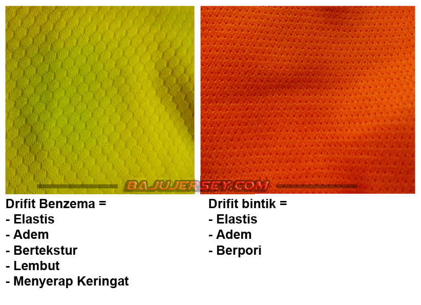 Bahan Jersey bola